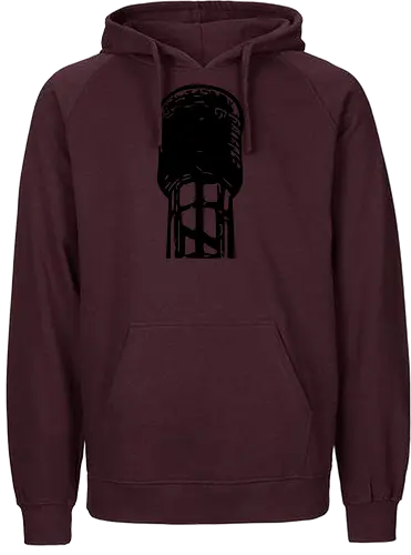 MDB Waassertuerm Logo Front - #minettsdappbrauerei, #midabrau, #lokalebéier, #craftbeerlover - Fairtrade Hoodie