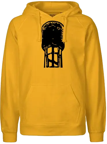 MDB Waassertuerm Logo Front - #minettsdappbrauerei, #midabrau, #lokalebéier, #craftbeerlover - Fairtrade Hoodie