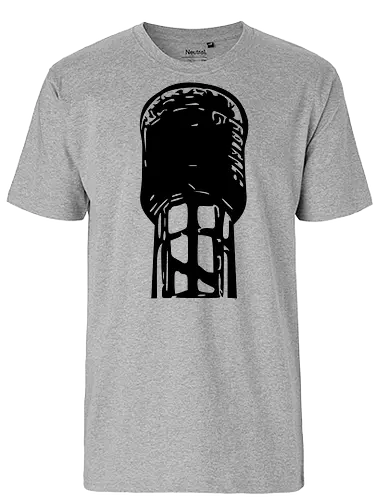 MDB Waassertuerm Logo Front - #minettsdappbrauerei, #midabrau, #lokalebéier, #craftbeerlover - Fairtrade T-Shirt