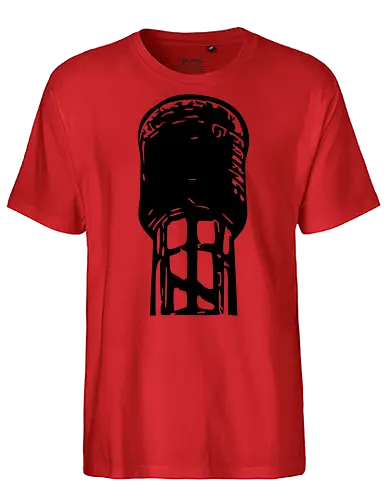 MDB Waassertuerm Logo Front - #minettsdappbrauerei, #midabrau, #lokalebéier, #craftbeerlover - Fairtrade T-Shirt