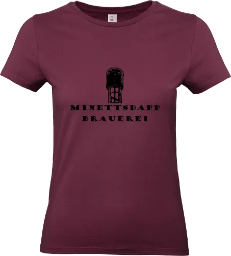 MDB Logo Quadratesch Front  - #minettsdappbrauerei, #midabrau, #lokalebéier, #craftbeerlover - Standard T-Shirt (Frauen)