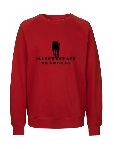 MDB Logo Quadratesch Front  - #minettsdappbrauerei, #midabrau, #lokalebéier, #craftbeerlover - Fairtrade Sweatshirt