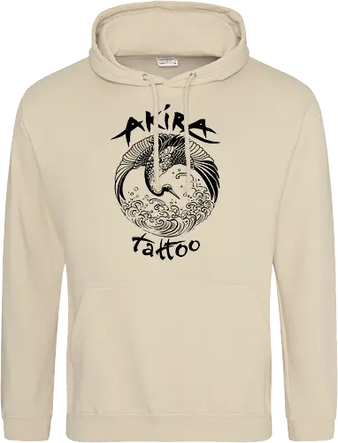 Akira Tattoo - Kranich - schwarz