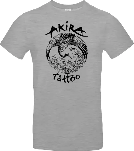 Akira Tattoo - Kranich - schwarz