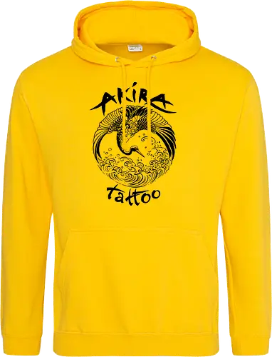 Akira Tattoo - Kranich - schwarz