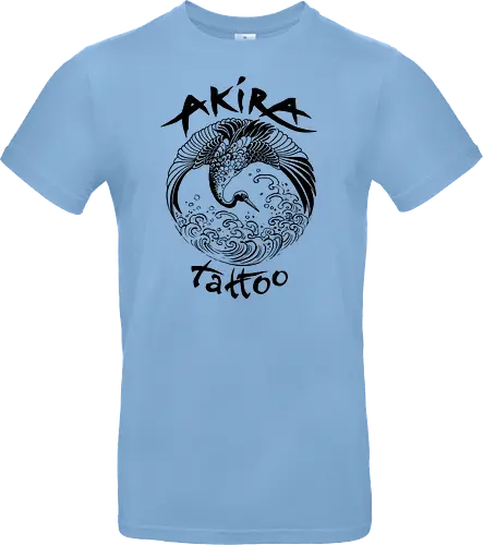 Akira Tattoo - Kranich - schwarz