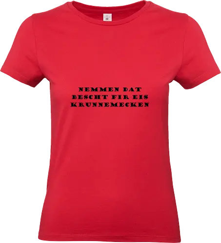 MDB Sproch Front - #minettsdappbrauerei, #midabrau, #lokalebéier, #craftbeerlover - Standard T-Shirt (Frauen)