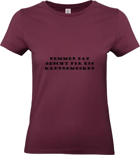 MDB Sproch Front - #minettsdappbrauerei, #midabrau, #lokalebéier, #craftbeerlover - Standard T-Shirt (Frauen)