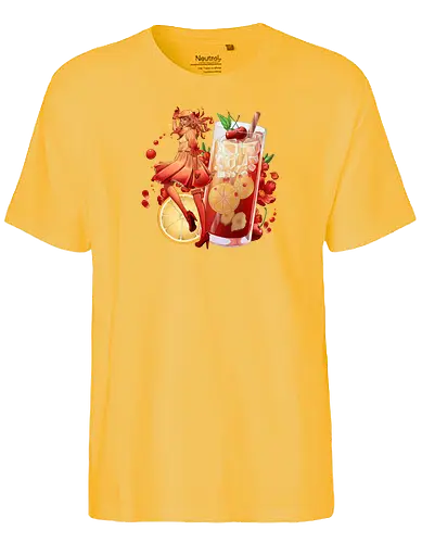 Shirley Temple - slime girl, beverage, shirley temple, lemonade, soda - Fairtrade T-Shirt