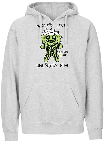BJ badness level - demon, betelgeuse, lilo, badness, badnesslevel - Fairtrade Hoodie