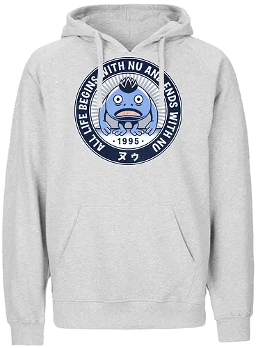 Nu Vintage Emblem - video game, gaming, gamer, rpg, jrpg, frog, glenn, robo, epoch, wings of time, lucca, nu, kingdom of zl, chrono, cross, chrono, cross - Fairtrade Hoodie