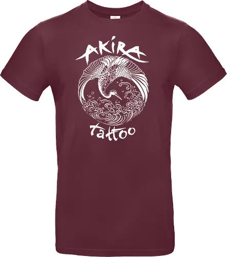 Akira Tattoo - Kranich - weiß