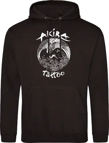 Akira Tattoo - Kranich - weiß