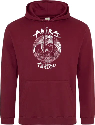 Akira Tattoo - Kranich - weiß