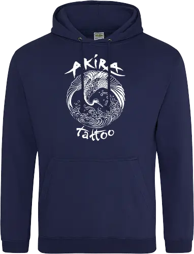 Akira Tattoo - Kranich - weiß