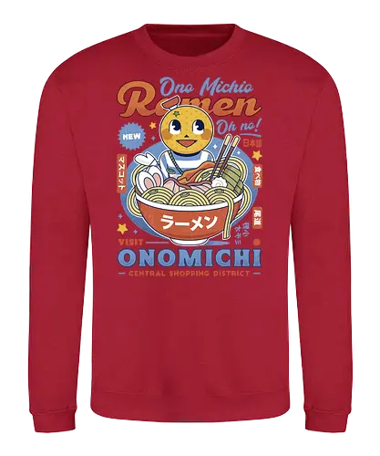 Ono Michio Ramen - Japanese, yakuza, goro majima, ono michio, kiryu kazuma, ryu ga gotoku, yakuza like a dragon, ichiban, like a dragon ishin, kazuma kiryu, video game, gaming, gamer, jrpg, majima construction, yakuza kiwami, yakuza zero, ramen, noodles - Sweatshirt