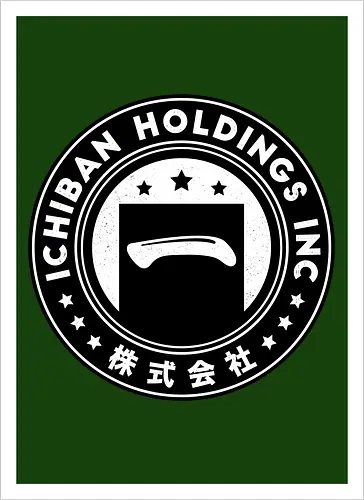  Ichiban Holdings Emblem - Japanese, yakuza, goro majima, ono michio, kiryu kazuma, ryu ga gotoku, yakuza like a dragon, ichiban, like a dragon ishin, kazuma kiryu, video game, gaming, gamer, jrpg, majima construction, ichiban holdings - Kunstdruck