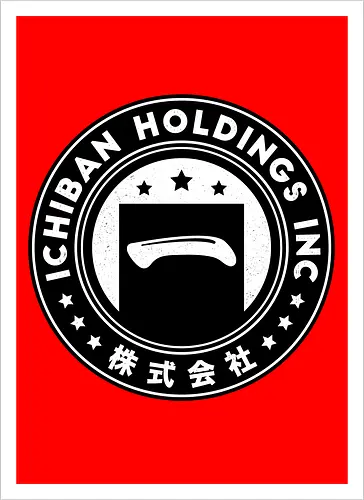  Ichiban Holdings Emblem - Japanese, yakuza, goro majima, ono michio, kiryu kazuma, ryu ga gotoku, yakuza like a dragon, ichiban, like a dragon ishin, kazuma kiryu, video game, gaming, gamer, jrpg, majima construction, ichiban holdings - Kunstdruck