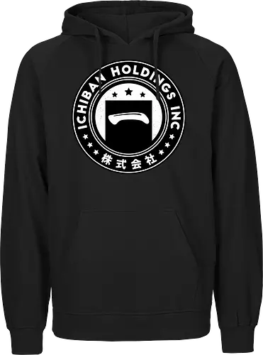  Ichiban Holdings Emblem - Japanese, yakuza, goro majima, ono michio, kiryu kazuma, ryu ga gotoku, yakuza like a dragon, ichiban, like a dragon ishin, kazuma kiryu, video game, gaming, gamer, jrpg, majima construction, ichiban holdings - Fairtrade Hoodie