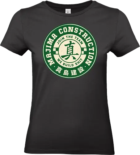 Majima Construction Emblem - Japanese, yakuza, goro majima, ono michio, kiryu kazuma, ryu ga gotoku, yakuza like a dragon, ichiban, like a dragon ishin, kazuma kiryu, video game, gaming, gamer, jrpg, majima construction, ichiban holdings - Standard T-Shirt (Frauen)