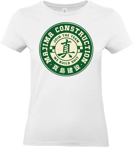 Majima Construction Emblem - Japanese, yakuza, goro majima, ono michio, kiryu kazuma, ryu ga gotoku, yakuza like a dragon, ichiban, like a dragon ishin, kazuma kiryu, video game, gaming, gamer, jrpg, majima construction, ichiban holdings - Standard T-Shirt (Frauen)