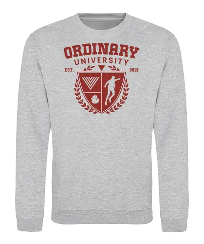Ordinary University Emblem - jesse faden, fbc, control, the hiss, alan wake, bright falls, altered items, objects of power, ordinary, alan wake 2, alan wake ii, gaming, video game, oldest house, federal buru of control - Sweatshirt