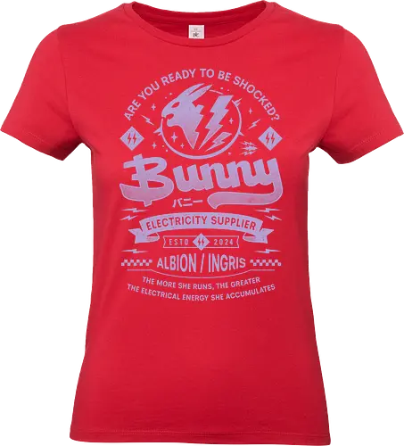 Bunny Electric Condense Grunge - the first descendant, bunny, looter shooter, video game, gaming, gamer, game, military, mmo, science fiction, electric, ingris, energy, vintage, speed - Standard T-Shirt (Frauen)