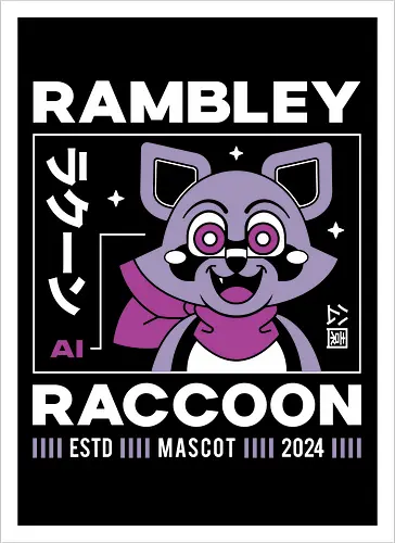 Rambley Raccoon Aesthetic