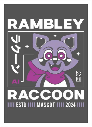 Rambley Raccoon Aesthetic
