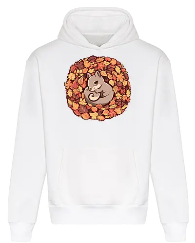 Squirrel upon Autumn Leaves