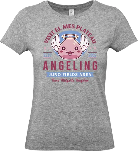 Angeling Emblem - ragnarok online, slime, mmorpg, jrpg, poring, angeling, deviling, deviruchi, ragnarok mobile, game, gaming, video game, gamer, ragnarok eternal love, ragnarok origin - Standard T-Shirt (Frauen)