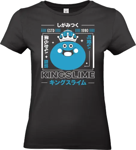  King Slime Aesthetic - Quest, slime, king slime, monsters, golem, game, gaming, gamer, video games, rpg, jrpg, echoes of an elusive age, kawaii, Quest xi, erdr - Standard T-Shirt (Frauen)
