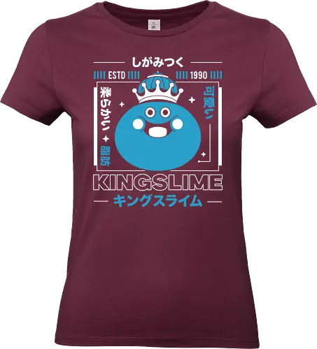  King Slime Aesthetic - Quest, slime, king slime, monsters, golem, game, gaming, gamer, video games, rpg, jrpg, echoes of an elusive age, kawaii, Quest xi, erdr - Standard T-Shirt (Frauen)