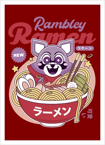 Rambley The Raccoon Ramen