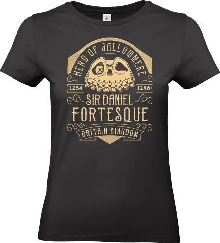 Daniel Fortesque Shield - medievil, sir dan, daniel fortesque, skull, gallowmere, console, gamer, game, gaming, video games, retro, classic, vintage, halloween, nostalgia,  - Standard T-Shirt (Frauen)