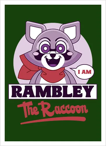 Rambley The Raccoon Vintage