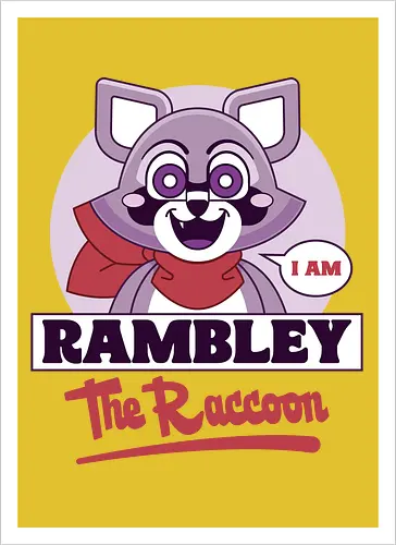 Rambley The Raccoon Vintage