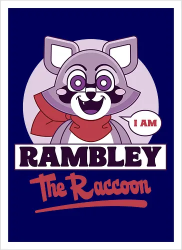 Rambley The Raccoon Vintage
