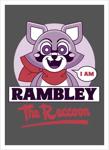 Rambley The Raccoon Vintage
