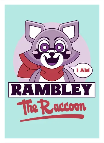 Rambley The Raccoon Vintage