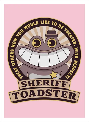 Sheriff Toadster Emblem