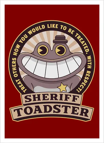 Sheriff Toadster Emblem