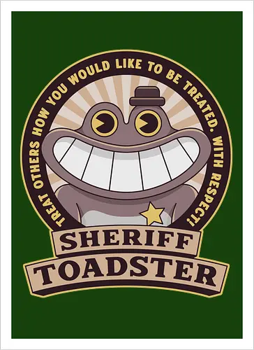 Sheriff Toadster Emblem