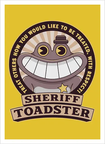 Sheriff Toadster Emblem