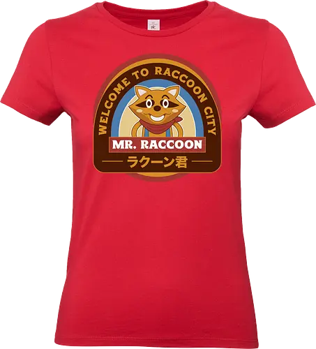 Mr Raccoon City Emblem - Horror, jill valentine, leon s kennedy, jill sandwich, biohazard, raccoon city, albert wesker, chris redfield, mr raccoon, re2, Horror 2, Horror 3 nemesis, Horror 4, Horror village - Standard T-Shirt (Frauen)
