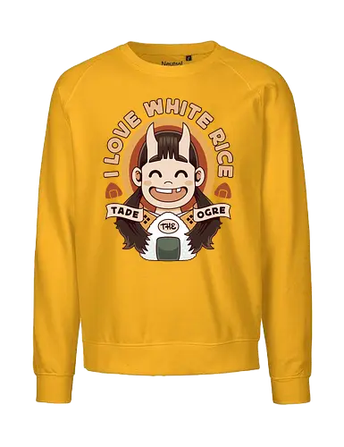 Tade The Ogre - Delicious, Meshi, walking mushroom, marcille donato, falin touden, laios touden, senshi of izganda, chilchuck tims, inutade, tade, anime, manga, cooking, TV, dwarf,  - Fairtrade Sweatshirt