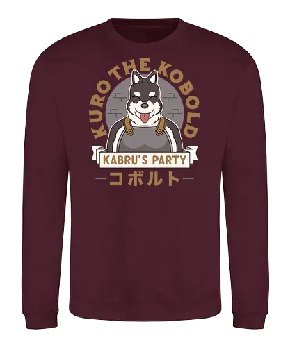 Kuro The Kobold Emblem - Delicious, Meshi, walking mushroom, marcille donato, falin touden, laios touden, senshi of izganda, chilchuck tims, kuro, medieval, anime, manga, cooking, TV, dwarf,  - Sweatshirt