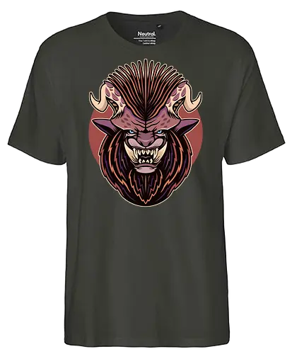 Lion Head - game, gamer, gaming, video games, iceborne, palico, felyne, hunting, hunting world, , hunting rise, hunting wilds - Fairtrade T-Shirt