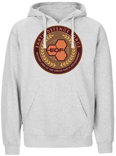 Earth Defence Force Emblem - red faction guerrilla, edf, mars, darius mason, revolutionary, destruction, alec mason, ultor corporation, marauders, saints row, video game, gaming, gamer, armageddon, rth defence force - Fairtrade Hoodie