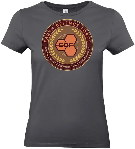 Earth Defence Force Emblem - red faction guerrilla, edf, mars, darius mason, revolutionary, destruction, alec mason, ultor corporation, marauders, saints row, video game, gaming, gamer, armageddon, rth defence force - Standard T-Shirt (Frauen)